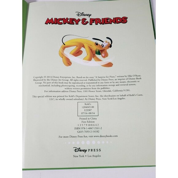 Kohls Cares Disney Mickey & Friends Disney Hardback Childrens Book - Picture 6 of 9